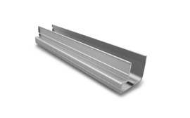 Alumiininen Thermoclear-päätysuoja 16 mm:n kennolevyyn - pituus 1,25 m